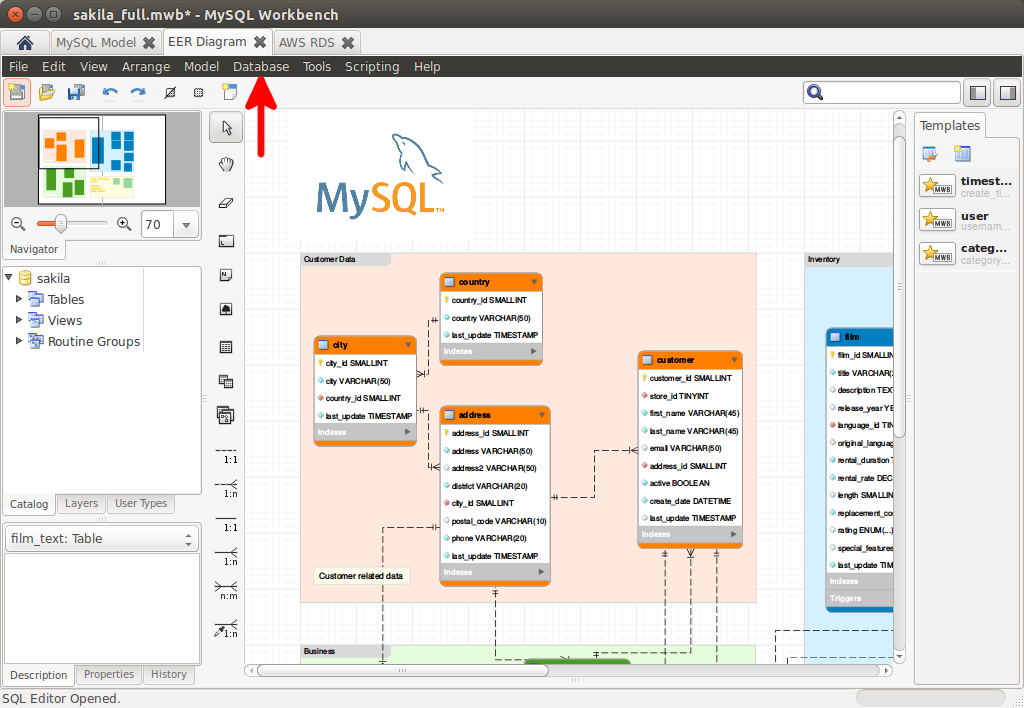 mysql workbench diagrama